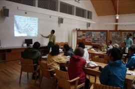 自然再生の取り組みについての事前学習