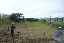 新植栽地造成作業