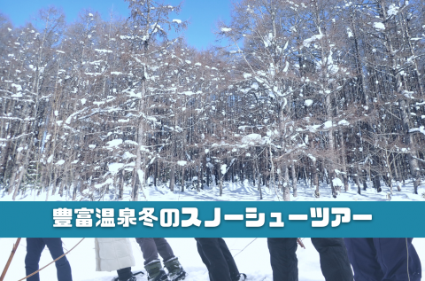 【参加受付中】2/5(日)豊富温泉冬のスノーシューツアー