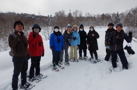【報告】豊富温泉冬のスノーシューツアーを実施しました。